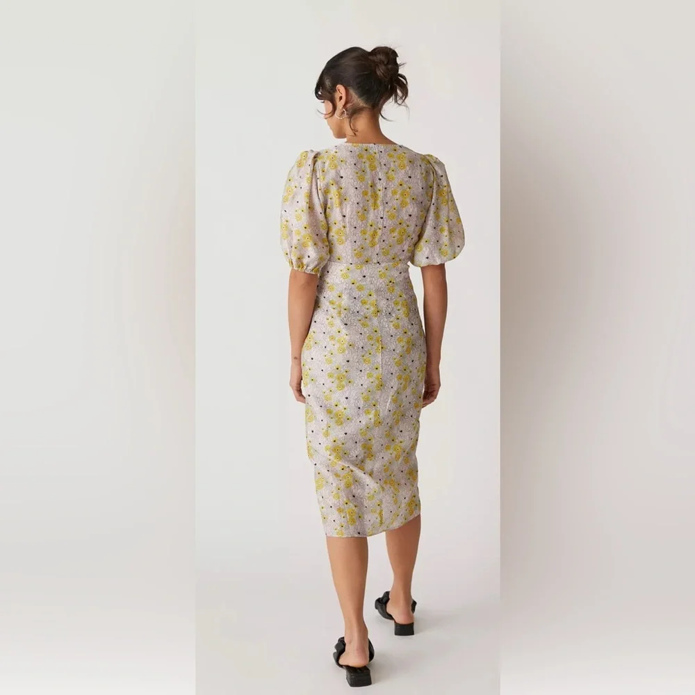 HOST PICK Urban Outfitters x MinkPink, Mitta linen floral dress - Picture 5 of 6